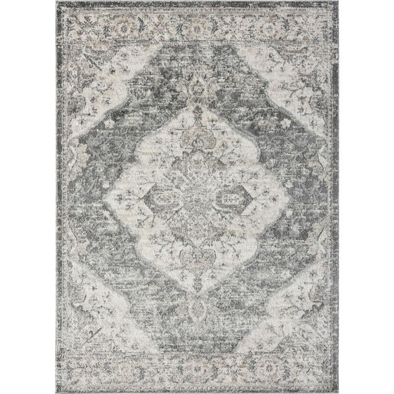 Tapis oriental moderne de la collection Luxe Weavers Euston, Rectangle 5 pi x 7 pi
