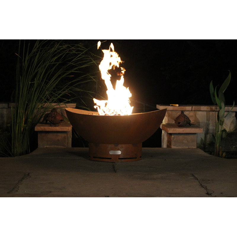 Scallop Fire Pit, Liquid Propane, Electronic