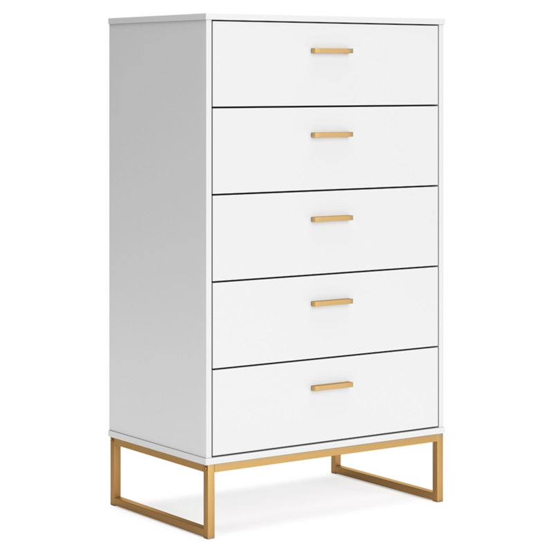 Commode Bosnjak, Blanc / doré