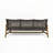 75.25" Outdoor Wood Paito Sofa-2007031472
