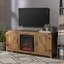 Meuble télé de 58 po avec porte de grange et foyer électrique Marckson-548230254-633710353