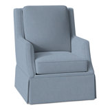 Savannah Skirted Swivel Glider