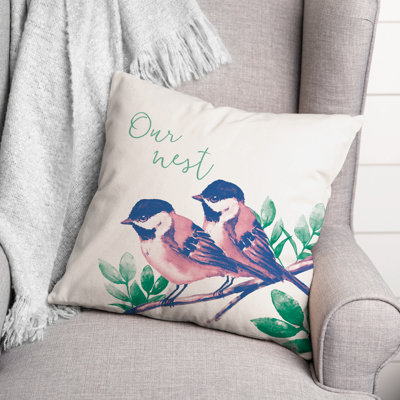 Outdoor Square Pillow Cover and Insert