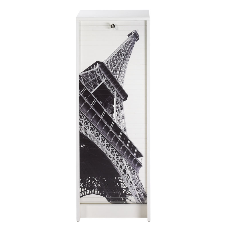 Gratiana 1 -Door 5 -Shelf, White