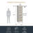 Illyria 6-Shelf Closet Tower with 3 Adjustable Clothing Rods