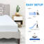Matelas en mousse viscoélastique imprégnée de gel Alywn Home Ally-1212996905-1296907787