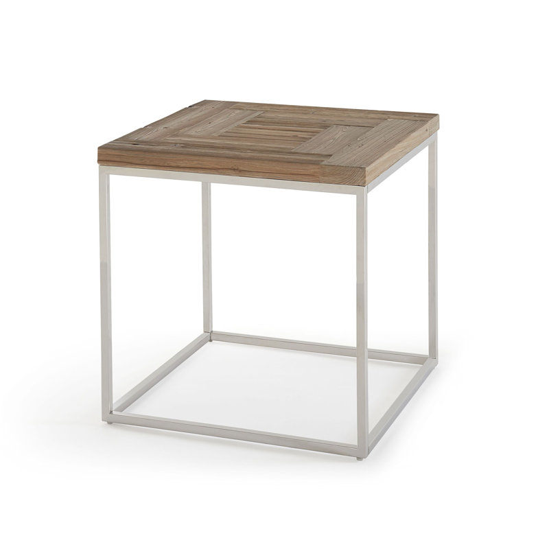 Annike Solid Wood Top End Table