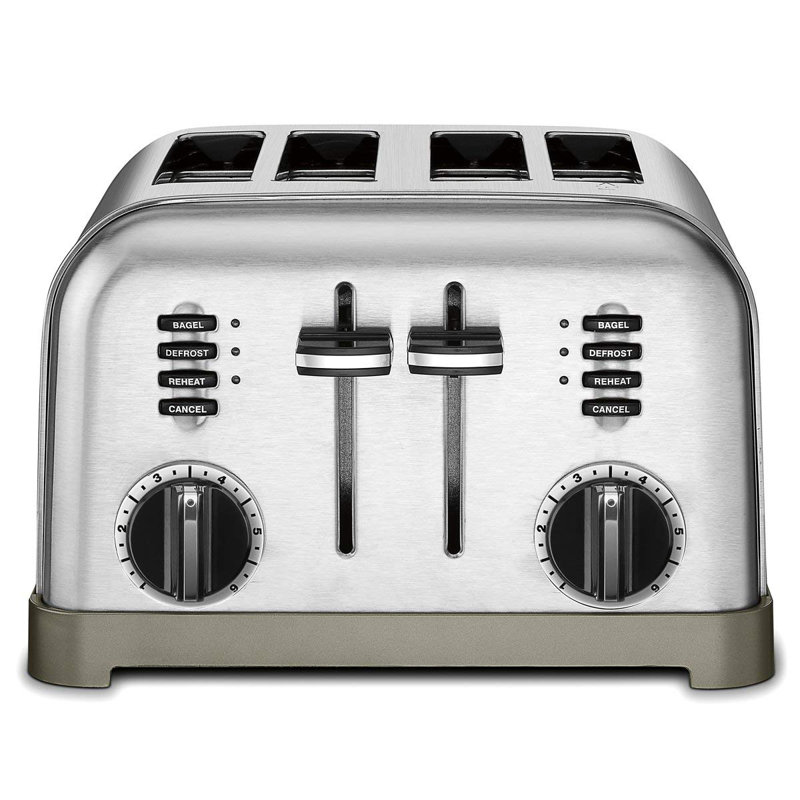 Grille-pain à 4 tranches Cuisinart, Acier inoxydable brossé