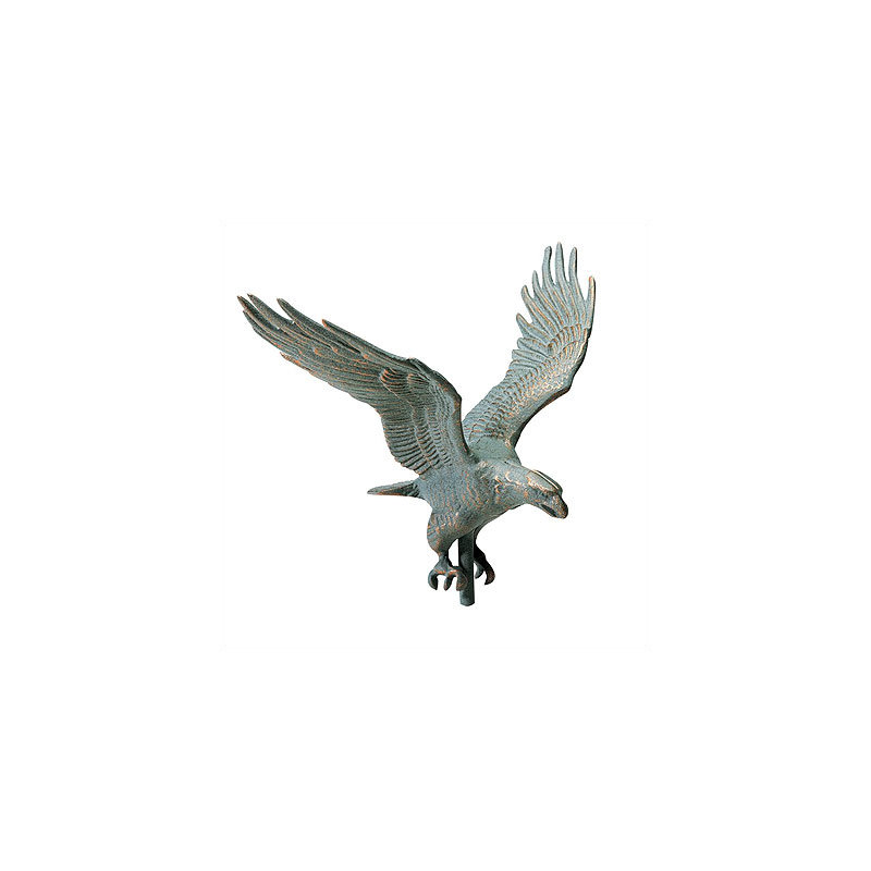 30" Full-Bodied Eagle Weathervane, Gold Bronze