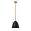 Luminaire suspendu en dome à 1 lumière-1079616385