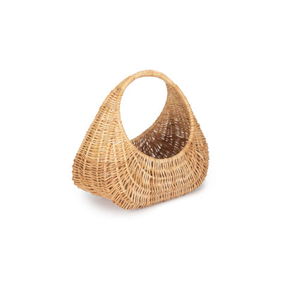 Wicker Gondola Style Shopping Basket