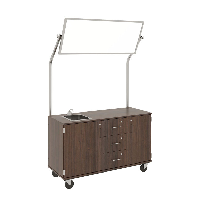 Bureau d'instructeur mobile, Noyer sépia