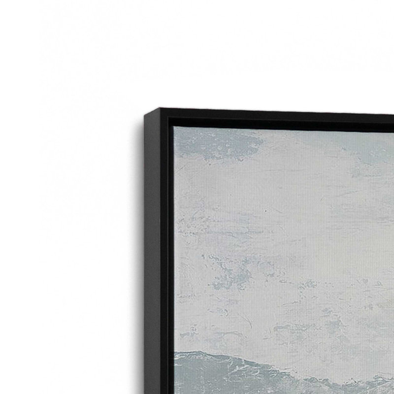 «Lakeside Af après-midi délice sur toile» par Max Maxx, reproduction, Cadre flottant noir satiné