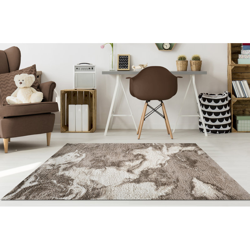 Aiya Performance Abstract Indoor Rug, Rectangle 7'10" x 10'