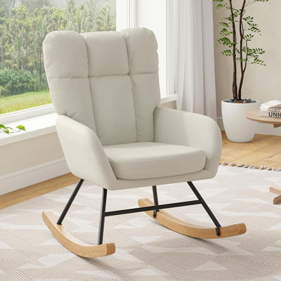 Teddy Fabric Rocking Chair by George Oliver