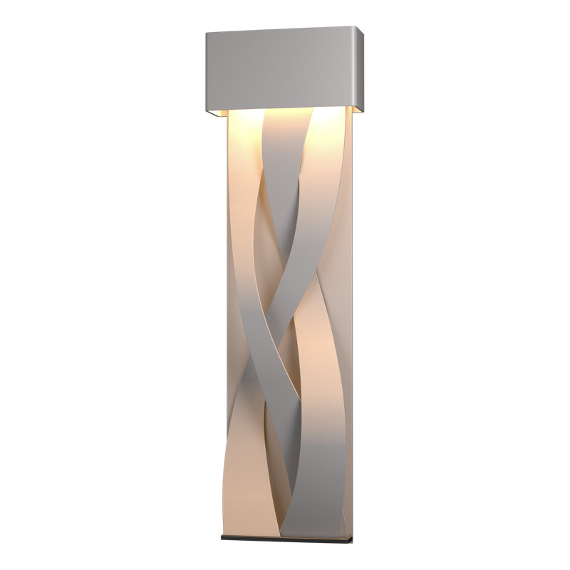 Tress Outdoor Flush Mount, 31.8" H x 9.5" W x 3.7" D, Coastal Burnished Steel