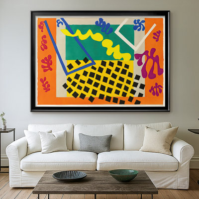 The Snail (L'Escargot)-Henri Matisse-Framed Gallery Wrapped Canvas-1953