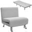 Sierraville Single Folding 5 Position Convertible Sleeper Chair Sofa Bed