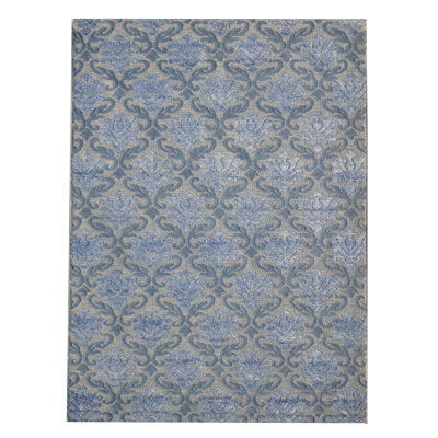 Tapis en laine et soie 5X8