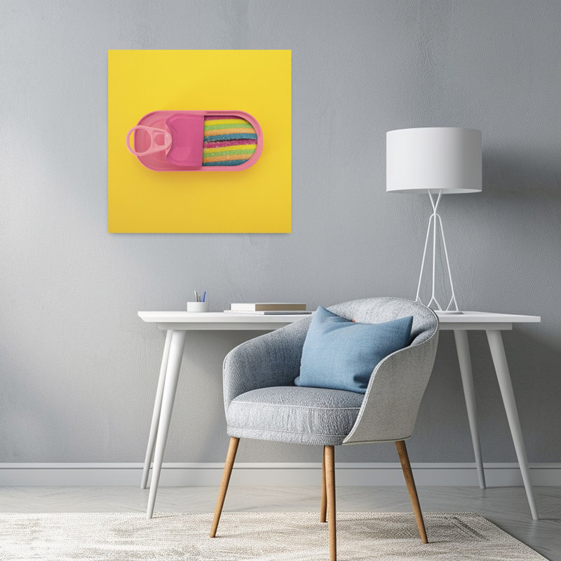 Art contemporain contemporain abstrait, H 24 po x l 24 po