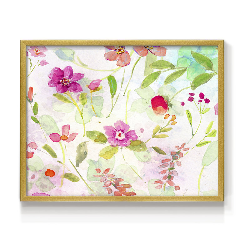 Summer Garden -Framed Print - Restickable