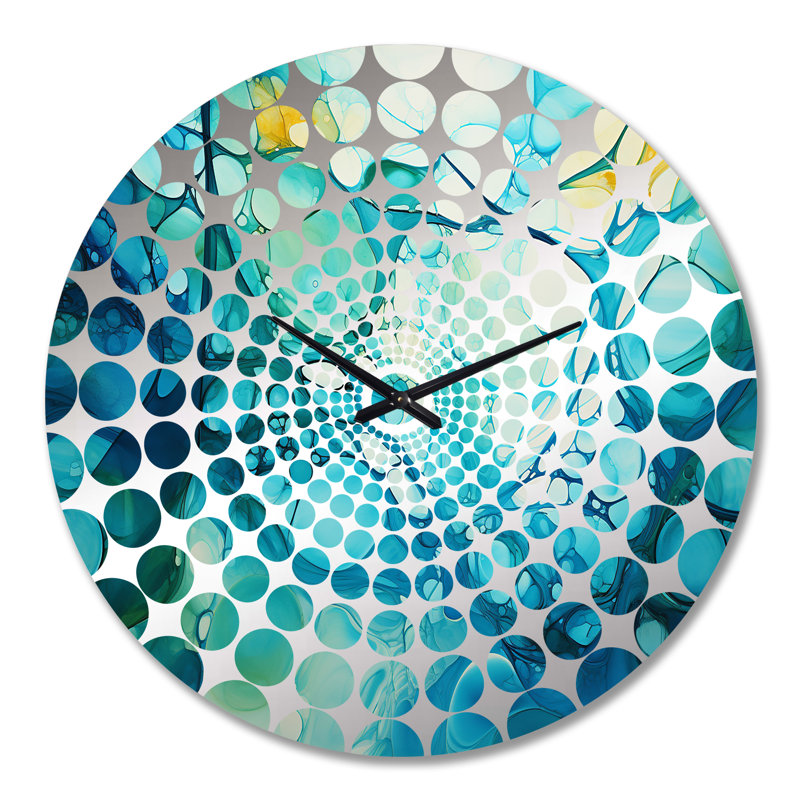 Horloge murale Rugile - Abstract Collages, Très grand
