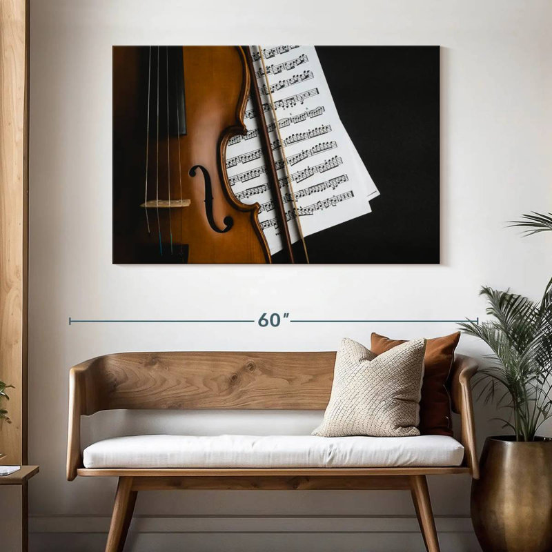 Feuilles de pratique pour violon, H 32 po x l 48 po