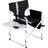 Oversized Fishing Chair With Storage Pockets & Side Table, 400lbs Weight Capacity, Black/grey, Comfortable And Lightweight Camping Padded For Outdoor Relaxation-518485566