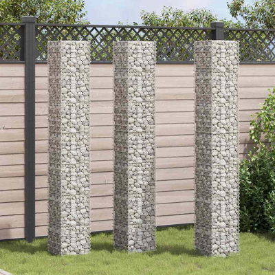 Gabion Raised Bed Silver Iron Rust-proof and Weather-proof Large Garden Planter Outdoor
