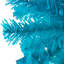 Arbre de Noël pin artificiel pré-éclairé - turquoise - lumières claires-106854035