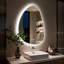 Miroir de salle de bain sans cadre-445485310