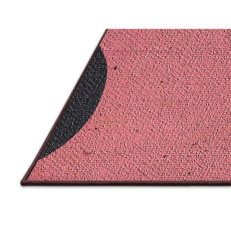 Tapis rose Elliott Mixed Textures 113, Rectangle 2 pi x 3 pi