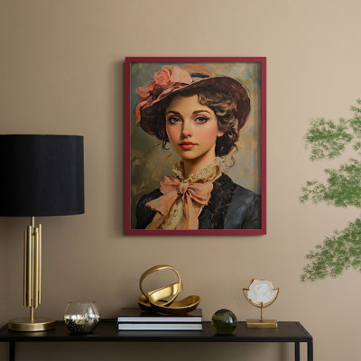 Reproduction encadrée WOMEN Series CLXVI - bois massif