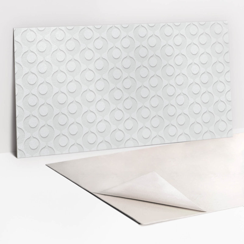Celino 50 x 100 cm PVC Tile in White