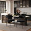 Modern Sherpa Boucle Upholstered Dining Chair-715033418-715033417-730174148