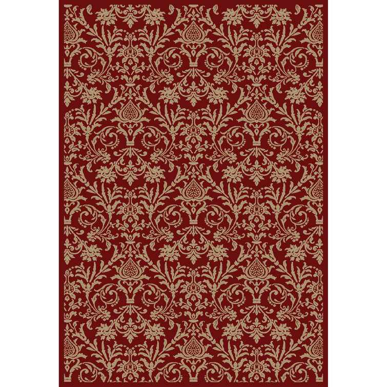 Royal Flatweave Performance Red Gold Rug