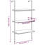 Catasauqua 120.5cm H x 64cm W Bookcase-575443884