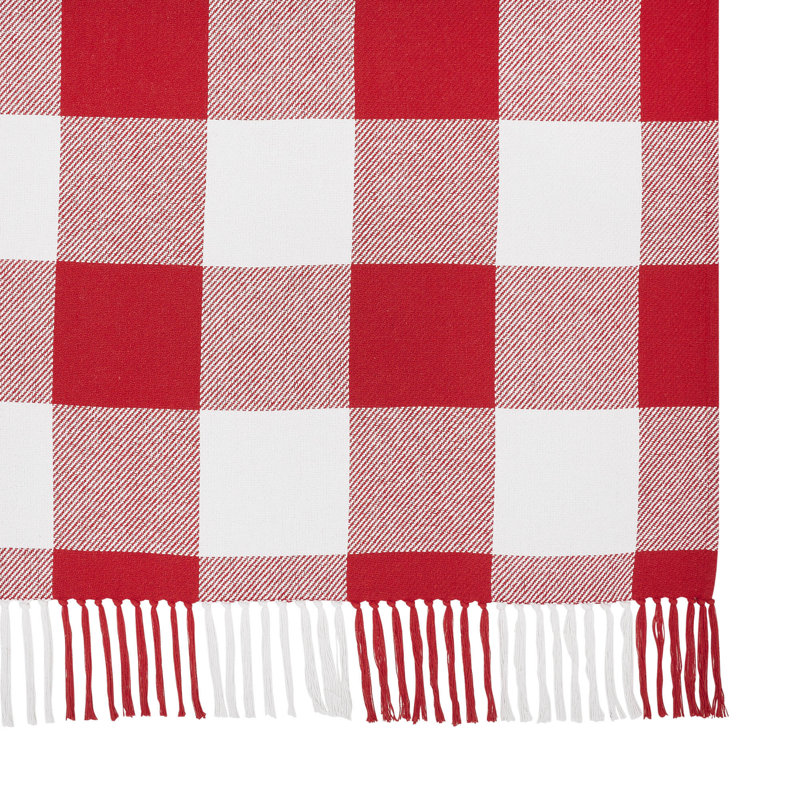 Annie Buffalo Check Twill Weave Throw Blanket