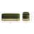 Oval Tufted Bullion Fringe Storage Bench-458070459