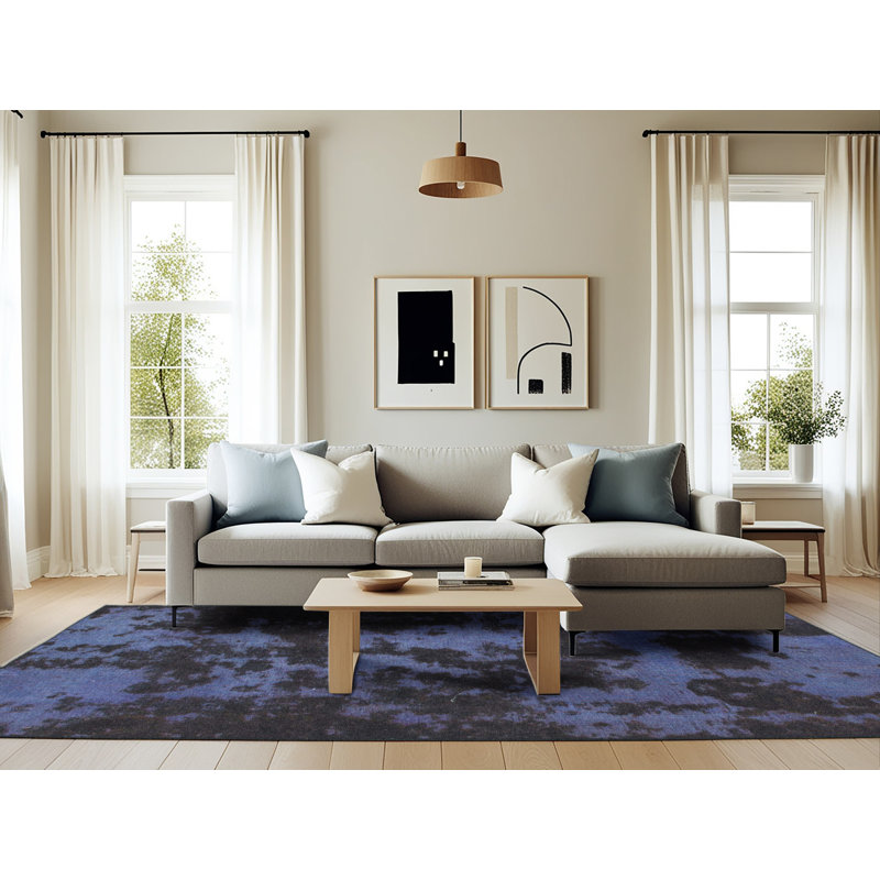 Abstract Indoor Rug, Rectangle 6' x 9'