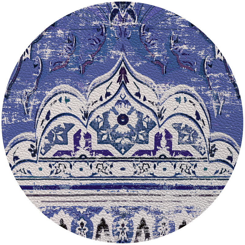 Jaipur Raspberry Placemat Set, Indigo