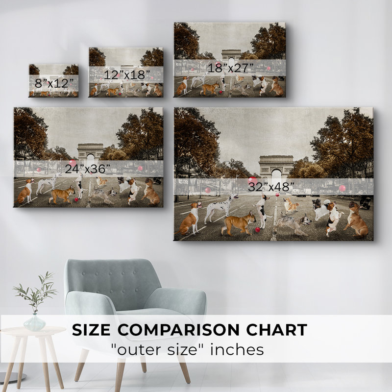 Ave des Champs -Galerie en toile Cavas, 8 x 12