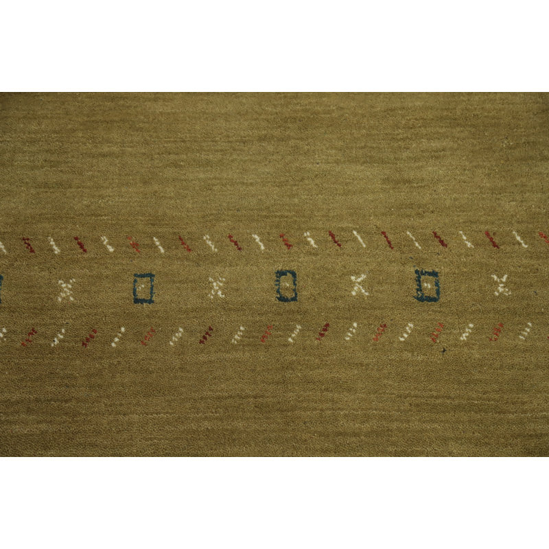 Tapis vert indien vert 5 x 8