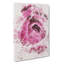 The Heart Of A Pink Rose - Wrapped Canvas Painting-56639092