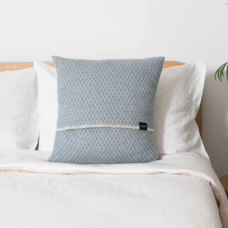 Square Cushion, Blue