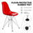 Northfleet Acrylic Dining Chair – Modern Eiffel Base Ghost Chair Accent Seating in Single, Set of 2, or Set of 4 – Gold or Chrome Legs for Banquet, Wedding, Office & Living Room Use-1860914922-1860914927-1819211789