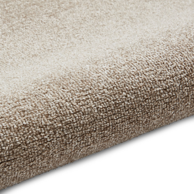 Solid Colour Area Rug, Beige, Rectangle 80 x 150 cm
