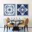 Ensemble de 2 impressions sur toile tendues Mandala-88315258