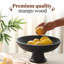 Bol à fruits en bois ou bol décoratif pour table, bol à fruits en bois pour comptoir de cuisine, 12 pouces-358631551
