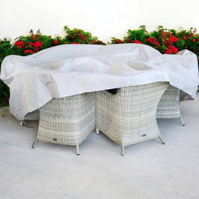 Heavy Duty Polyester Patio Dining Set 